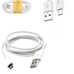 Cabo V8 Para USB 2.0 Branco 90Cm Oem CABO V8 BRANCO GENERICO