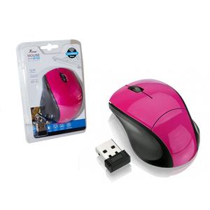 Mouse Mini Wireless Sem Fio Ate 10 Metros 1600dpi Rosa KNUP W104 W104 KNUP