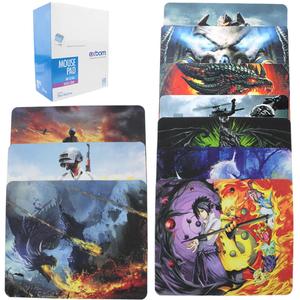 Caixa Com 50 Mouse Pad Gamer EXBOM TECIDOMP 2218A TECIDOMP 2218A EXBOM