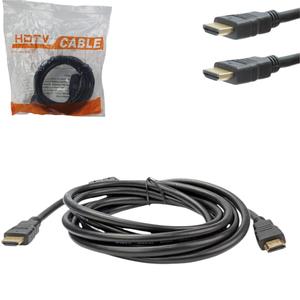 Cabo Hdmi Para Hdmi 1.4 Preto 3 Metros Sem Malha E Sem Filtro HDMI GENERICO