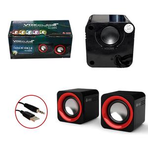 Caixa De Som Digital 2.0 Com 8W Rms Vermelho VC-D300 VC-D300 INFOKIT