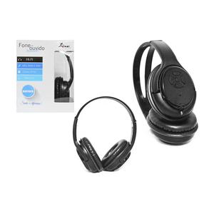 Headphone Bluetooth 3.0 De SD Card FM Mp3 Preto Knup KP-361 KP-361 KNUP