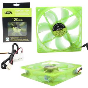 Cooler Fan 12x12 Para Gabinete 120mm Luz Neon Verde DX-12L DX-12L DEX