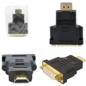 Adaptador HDMI Macho Para DVI Fêmea Com 24+5 Pinos - OEM 24+5 GENERICO