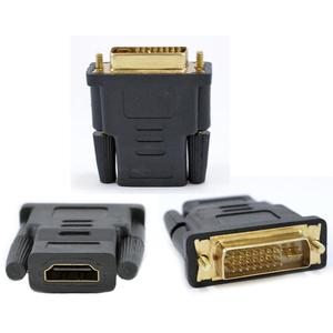 ADAPTADOR HDMI FEMEA PARA DVI MACHO COM 24 MAIS 5 PINOS - OEM 24+5 GENERICO