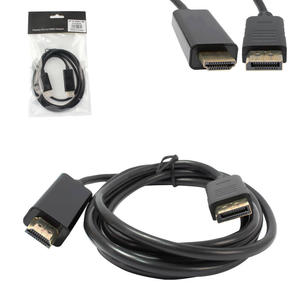 Cabo Conversor Displayport Para HDMI Preto 1.80 Metros GENERICO GENERICO