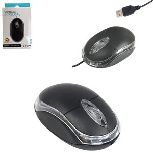 Mouse Simples 1200 dpi Preto MO-JT001 GENERICO