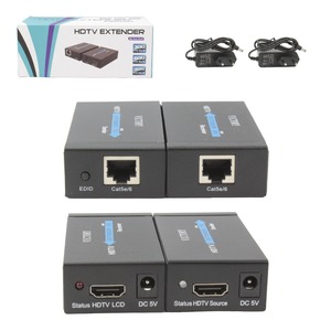 Extensor Hdmi Cat5 Cat6 Hdmi Bivolt 60 Metros De Alcance 1080P EXTENSOR HDMI EXTENSOR HDMI GENERICO