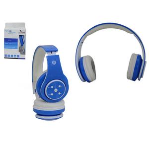 Headphone Bluetooth 3.0 Entrada Sd Card E P2 Azul Kp-368 KP-368 KNUP