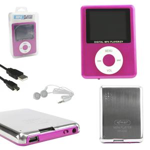 Mp4 Player Com Visor e Entrada SD Card Rosa KNUP KP-4006 KP-4006 KNUP