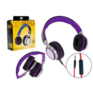 Headphone Com Microfone Roxo Infokit HM - 750MV HM - 750MV INFOKIT