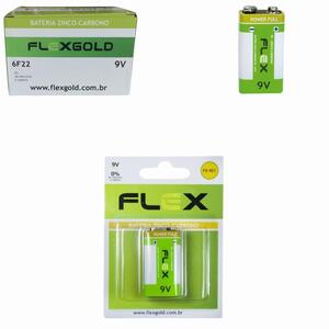 Bateria 9V Caixa Com 12 Unidades FX-9Z1 FLEX