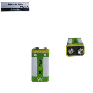 Bateria 9V Zinco 1 Unidade FX-9Z1 FLEX