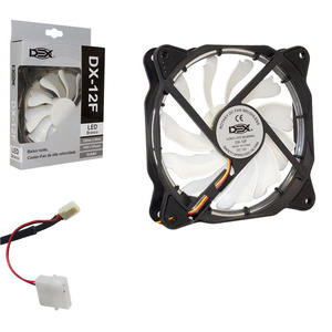 Cooler Fan 120Mm Com Led Branco Dx-12F DX-12F DEX