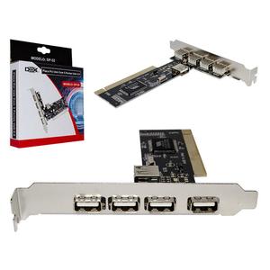 Placa PCI 480mbps com 5 portas USB 2.0 DP-52 DEX DP-52 DEX