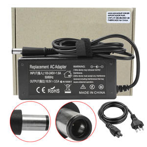 Fonte Para Notebook Compatível HP2 18.5V 3.5A Pino Agulha 7.4mm*5.0mm KNUP KP-513 - Sem Logo KP-513 GENERICO