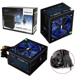 Fonte Atx Conexao Sata Para Pc 450W Cowboy Kp-533 KP-533 COWBOY