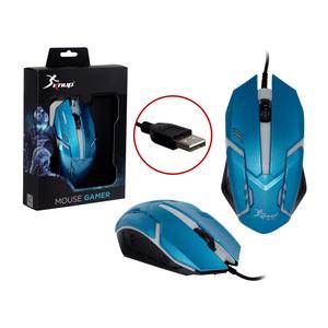 Mouse Gamer 1600 dpi 3 Botões Azul Knup KP-V15 KP-V15 KNUP
