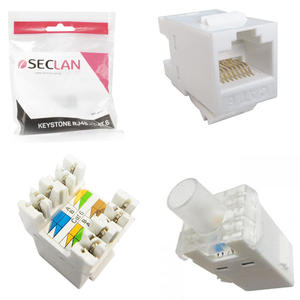 Keystone Jack Cat6 Rj45 Branco WT-2022B-W SECCON WT-2022B-W SECCON