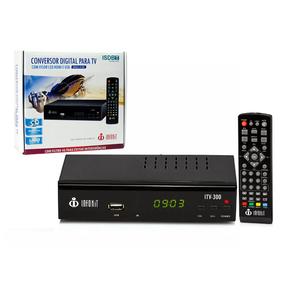 Conversor Digital Para TV Com HDMI RCA USB 3D e Visor LED ITV-300 ITV-300 INFOKIT