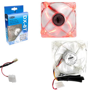 Cooler Fan 80Mm Com Led Vermelho DX-8T DX-8T DEX