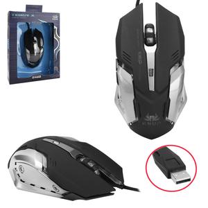 Mouse Gamer 2400 Dpi 6 Botões Com Led Knup KP-V19 KP-V19 KNUP