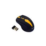 Mouse Sem Fio Óptico USB 2.4GHz Para Notebook Amarelo G10 KNUP