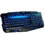 Teclado Gamer Multimídia Led EXBOM BK-G35 BK-G35 EXBOM