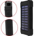 Carregador Power Bank Solar Com Lanterna Pb-S80 8000Mah Pb-s80 EXBOM