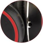 Headphone Com Microfone P2 Dobravel Preto e Vermelho KNUP KP-421 KP-421 KNUP