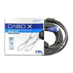 Cabo HDMI 1.4 3D Full Hd 5 Metros Com Malha CBX-H50CM EXBOM