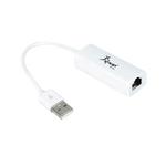 Adaptador Usb 2.0 Para Para Rede Rj45 20 Centímetros Branco HB-T80 KNUP