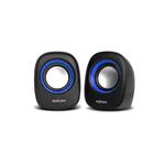 Caixa De Som 5W Exbom Preto e Azul Cs-88 CS-88 EXBOM