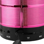 Caixa De Som Bluetooth 5W USB Com SD Card P2 Rosa Com ANATEL D-BH887 D-BH887 GRASEP