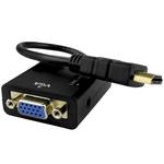 Cabo Conversor HDMI Macho Para VGA Fêmea Pc Ps3 Projetor Audio 24 Centímetros CONVERSOR GENERICO
