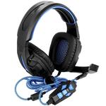 Headphone Gamer Com Microfone Com Led Azul USB 7.1 Dex DF-96 DF-96 DEX