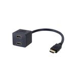 Cabo Adaptador Duplicador HDMI 1 Entrada 2 Saídas DEX HH-103-10 HH-103-10 DEX