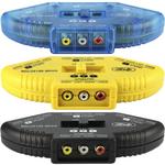 Hub RCA 3 Entradas 1 Saida com 1 Cabo RCA Kp-3453 KP-3453 KNUP