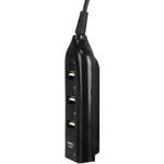 Hub USB Com 4 Portas de Entrada e 1 Saida 480Mbps Cabo 0,40cm 4 PORTAS GENERICO