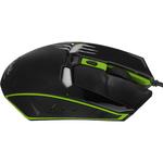 Mouse Gamer 2400 dpi 6 Botões Com Led Verde Knup KP-V22 KP-V22 KNUP