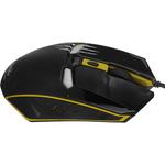 Mouse Gamer 2400 dpi 6 Botões Com Led Amarelo Knup KP-V22 KP-V22 KNUP