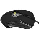 Mouse Gamer Skeleton 2400 Dpi 6 Botões Preto Knup Kp-v21 KP-V21 KNUP