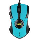 Mouse Gamer Skeleton 2400 Dpi 6 Botões Azul Knup Kp-v21 KP-V21 KNUP