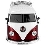 Caixa De Som Kombi 3W Usb Mp3 Fm Sd Card Vermelho WS-266 WS-266 XTRAD