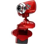 Web Cam Para Pc 16Mb Com Microfone Vermelho N-200MV - OEM N-200MV INFOKIT