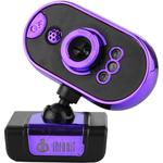 Web Cam Para Pc 16Mb Com Microfone Led Roxo N-100MV - OEM N-100MV INFOKIT