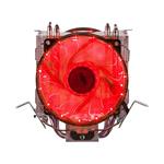 Cooler Game Duplo Fan Com 15 Leds Para CPU Vermelho DX-9115D DX-9115D DEX