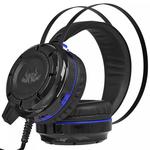 Headphone Gamer Com Microfone Sound Bass Vibration Azul Knup KP-417 KP-417 KNUP