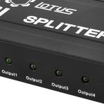 Splitter Divisor HDMI 1 Entrada 4 Saídas Full HD 3D 4K GENERICO - GENERICO