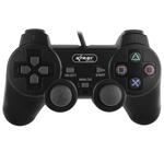 Controle 4 em 1 Para Pc Ps1 Ps2 Ps3 Com Fio USB Dualshok KP-5422 KP-5422 KNUP